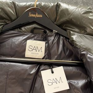 SAM Freestyle Short Down Jacket Size XSmall- olive